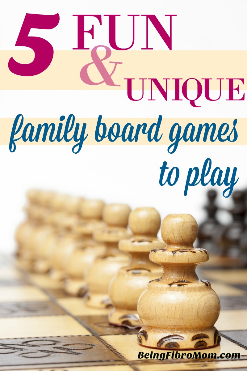 5 Fun and Unique Family Board Games to Play - Being Fibro Mom